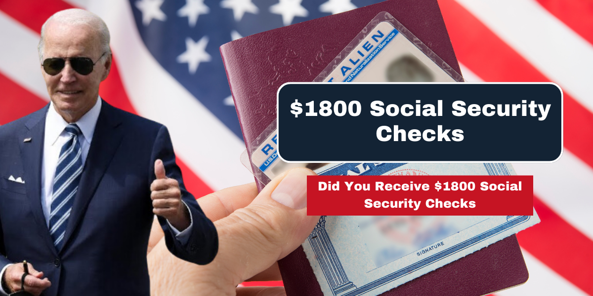 $1800 Social Security Checks