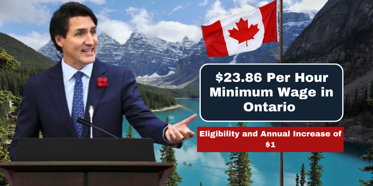 $23.86 Per Hour Minimum Wage in Ontario