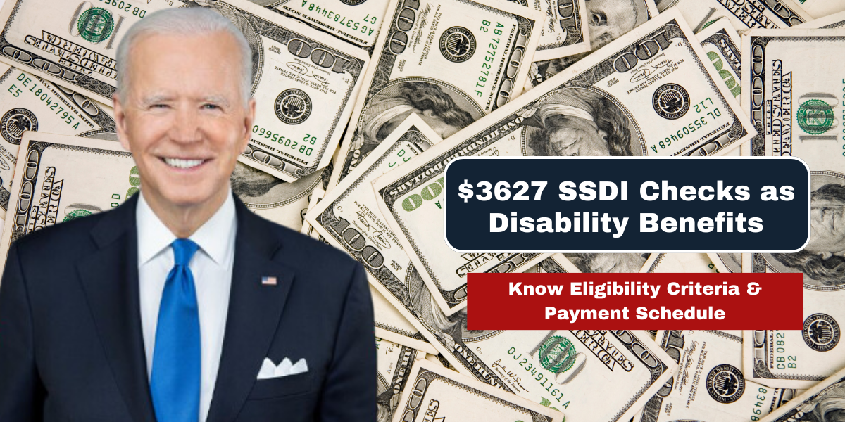 $3627 SSDI Checks as Disability Benefits