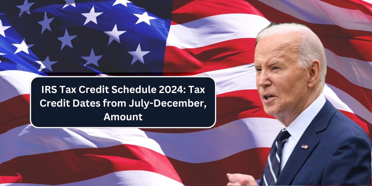 IRS Tax Credit Schedule 2024: Tax Credit Dates from July-December, Amount