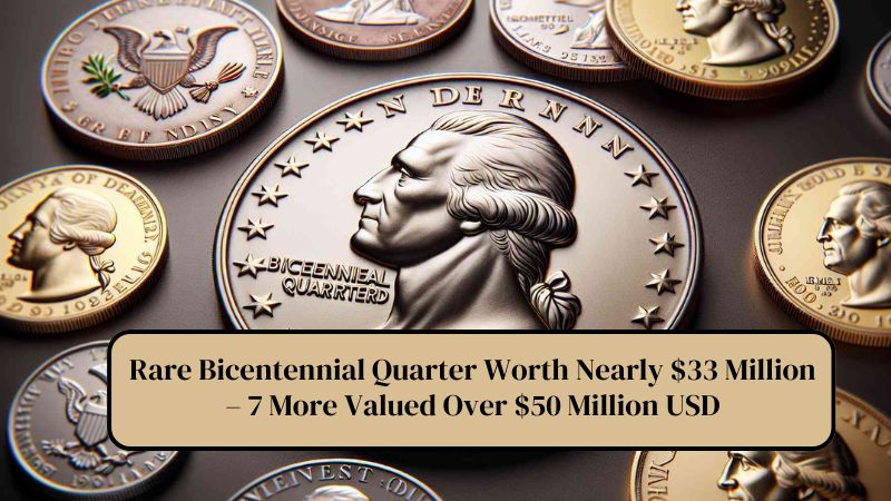 Rare Bicentennial Quarter Worth Nearly $33 Million – 7 More Valued Over $50 Million USD